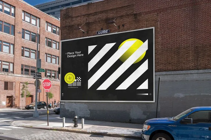 Urban Billboard Mockup