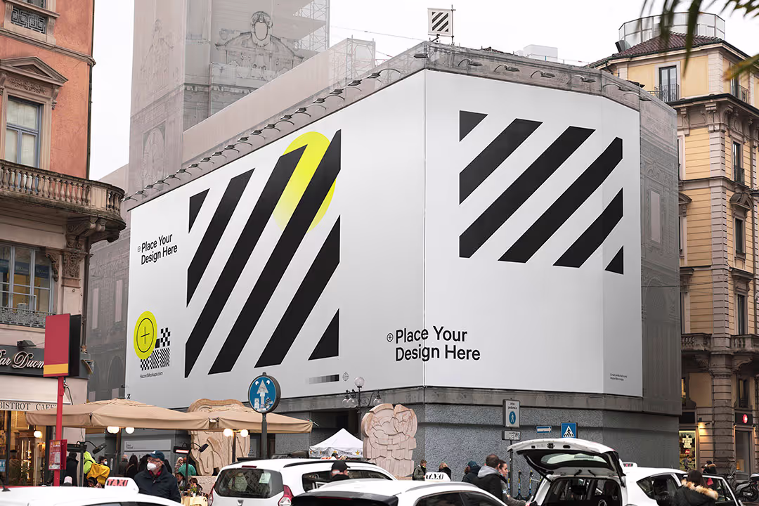 Scaffolding Banner Mockup