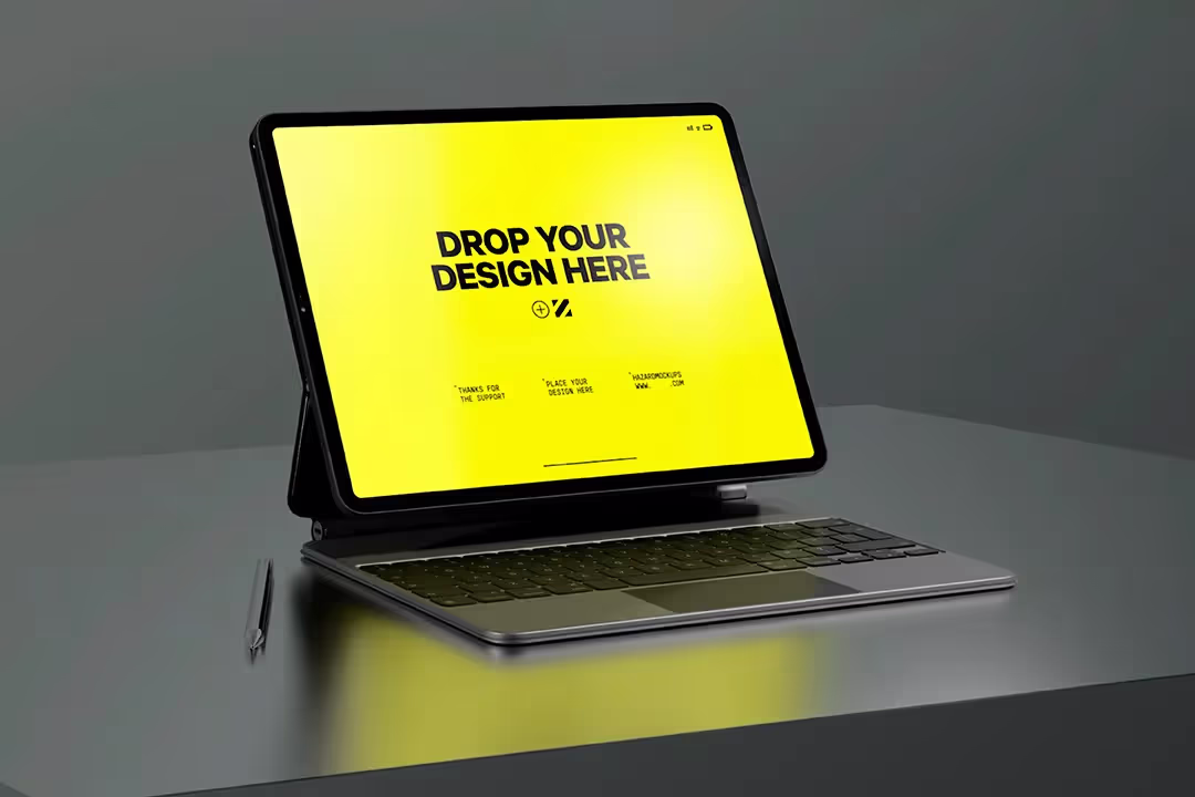 This animated iPad mockup includes adjustable reflections and time durations! Elevate your branding projects with animated video mockups, the new way of presenting your work. Our high-quality After Effects templates make it easy to showcase your designs with control over the animation duration and screen reflection. Level up your showcase game with our new animated mockup!