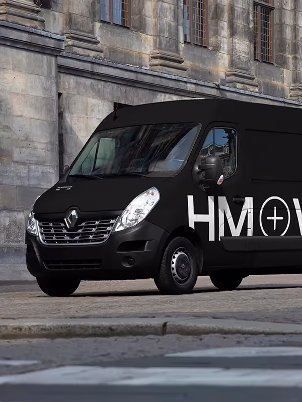 Vehicle mockups contain all kinds of vehicle mockups to display your designs. Present your design on Yellow Cab Mockup, Delivery Van Mockup, car wrap mockup and an Amsterdam Tram wrap mockup.