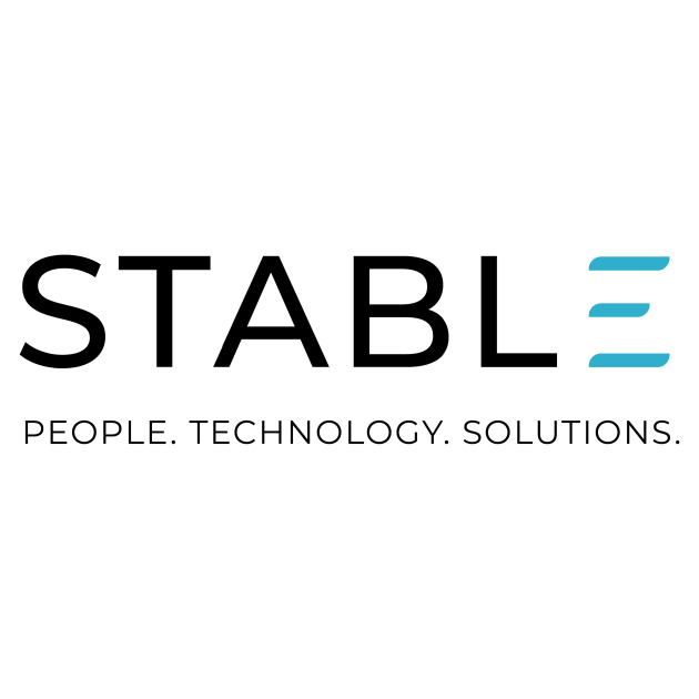 Stable logo with stylized blue E and tagline People Technology Solutions.