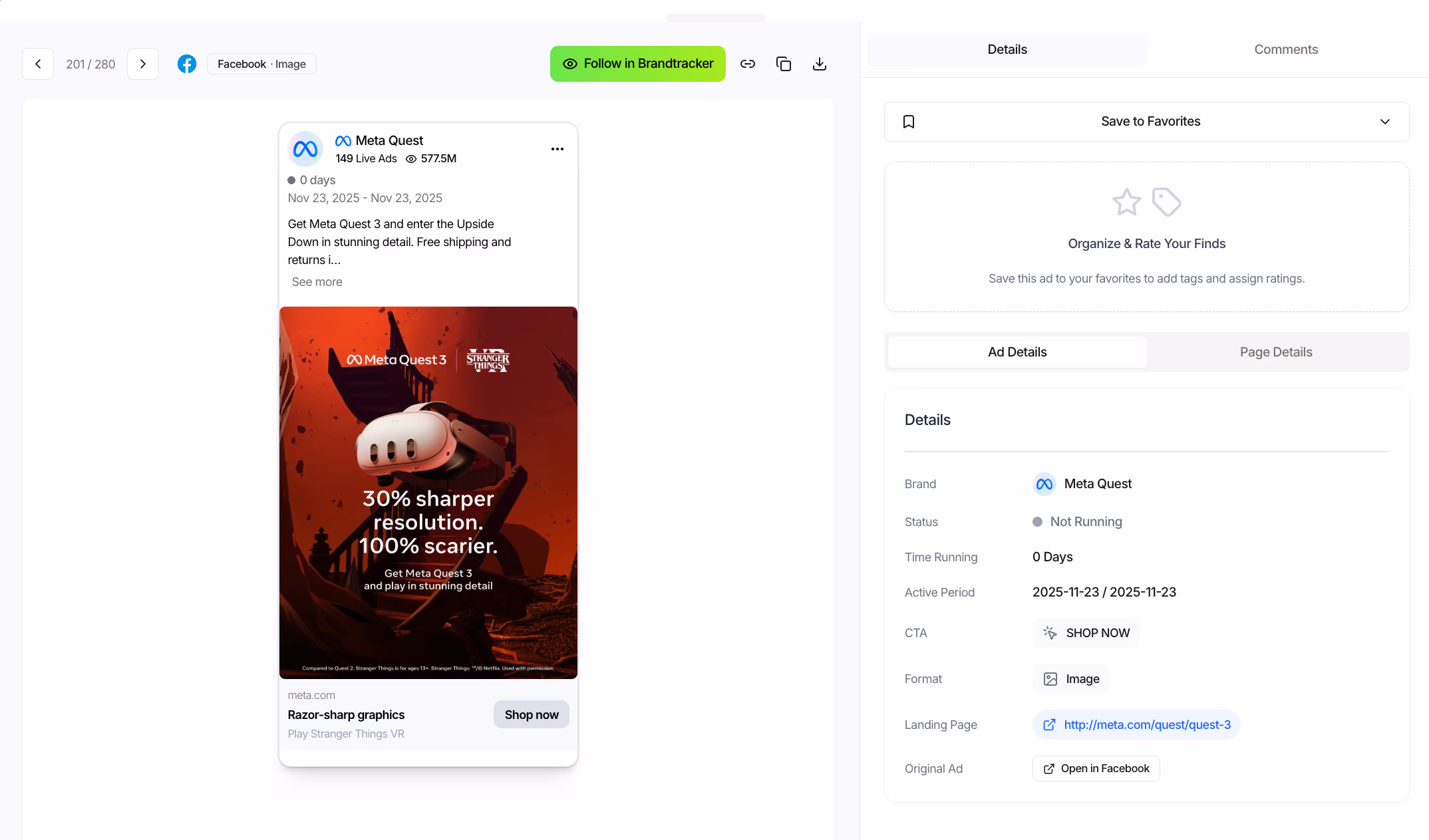 meta quest 3 ad details