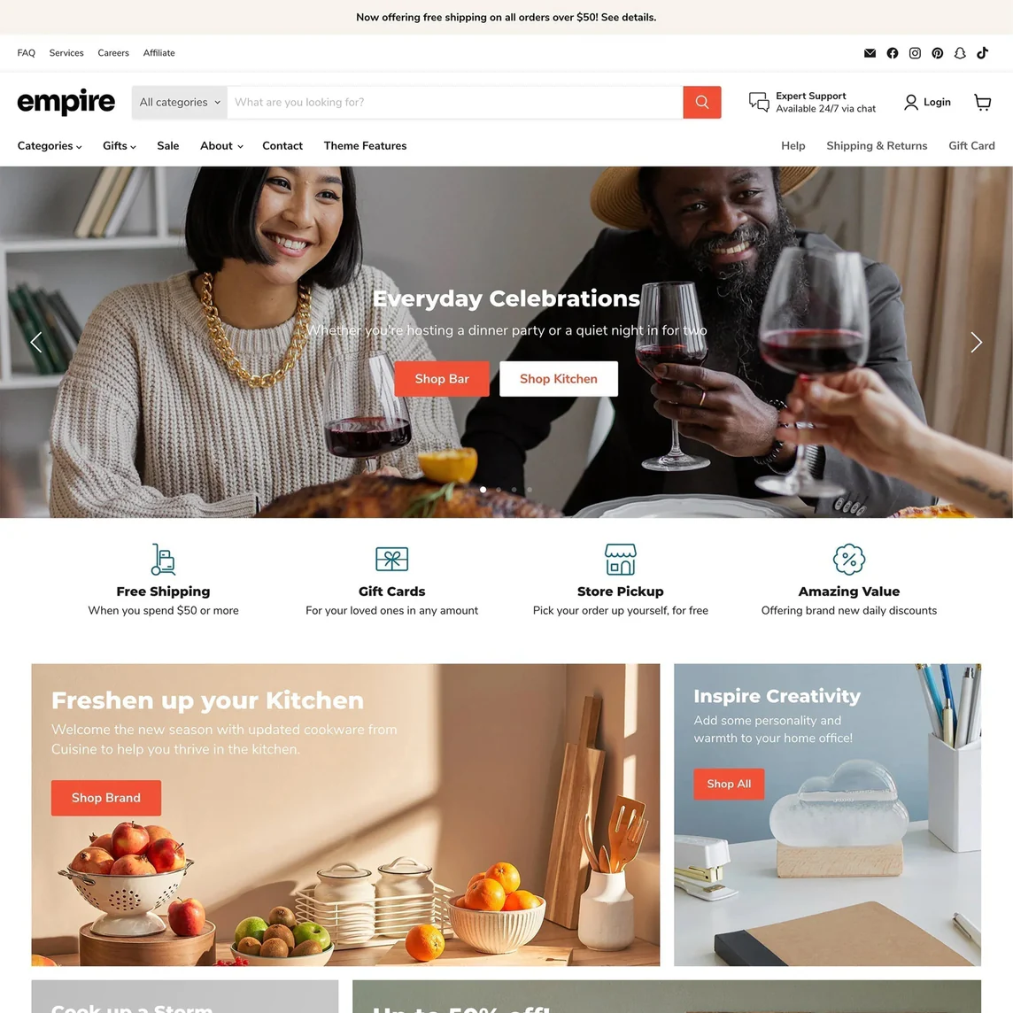 theme empire shopify
