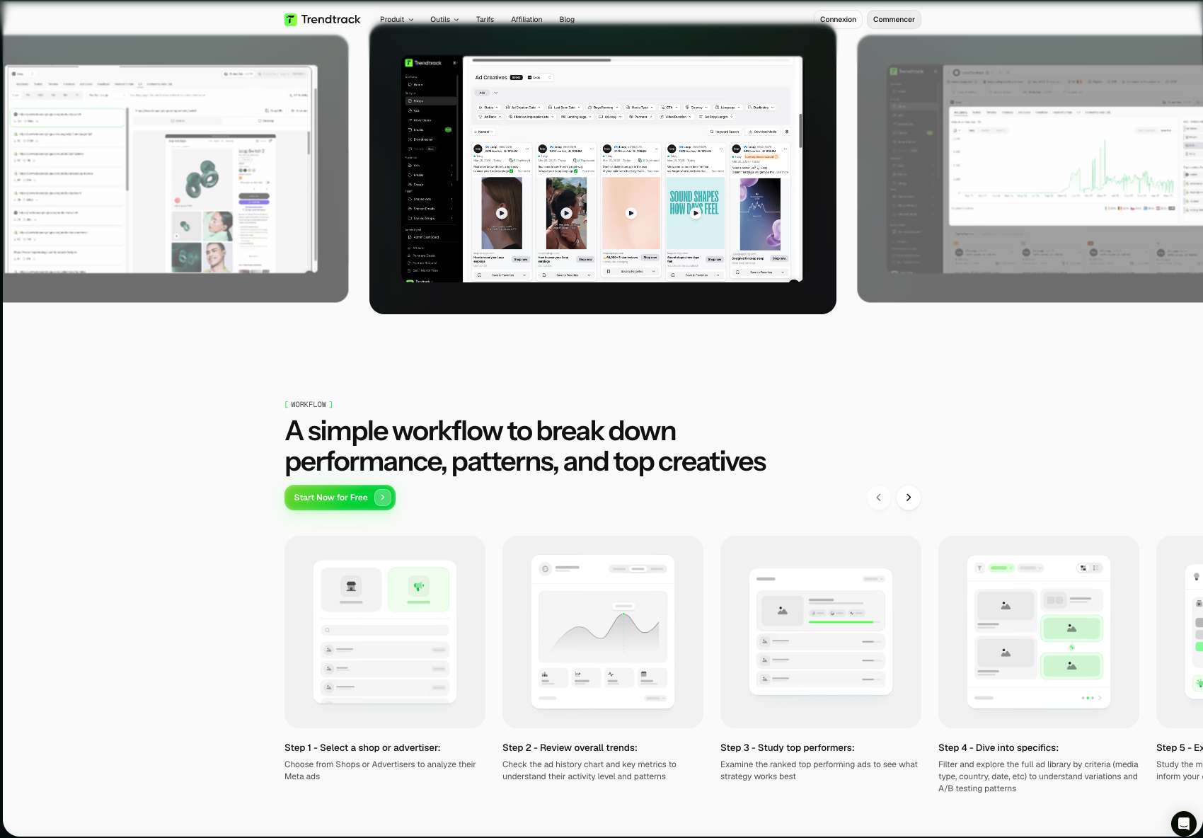 Trendtrack tool
