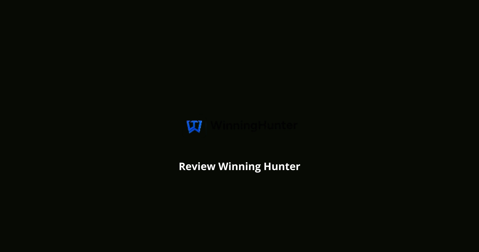 review winning hunter