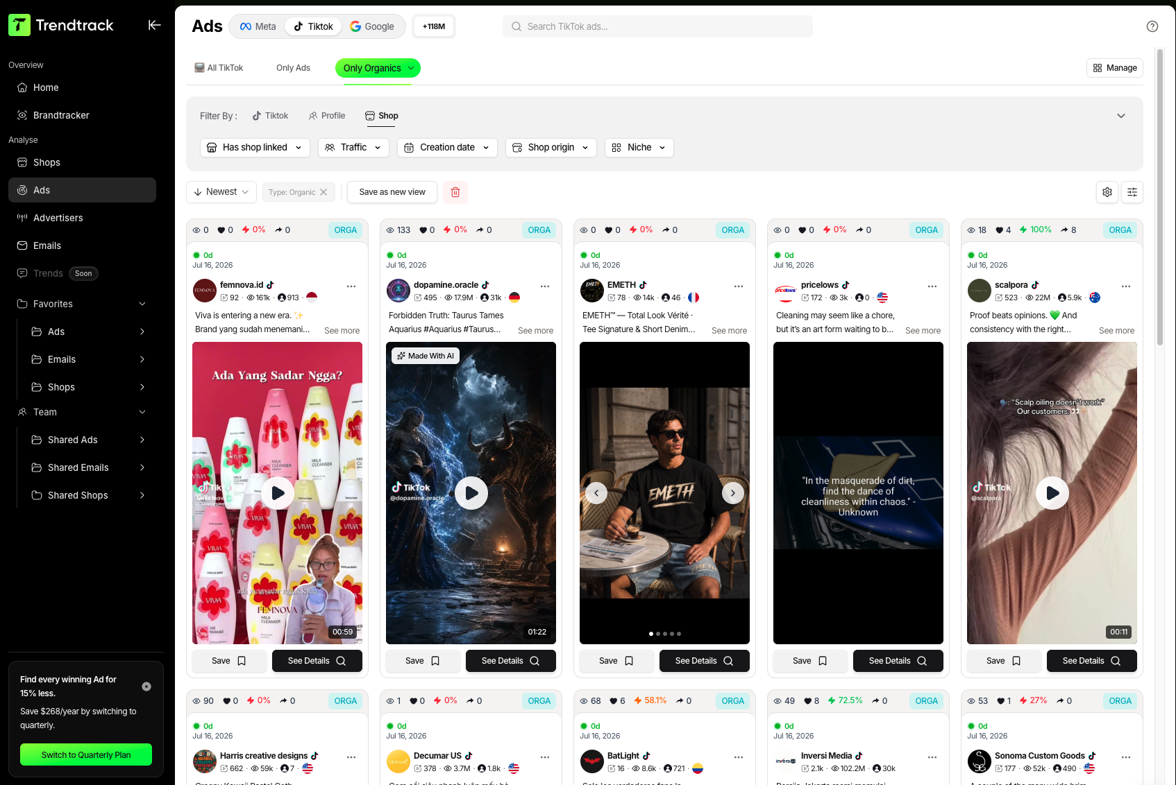 trendtrack dropshipping