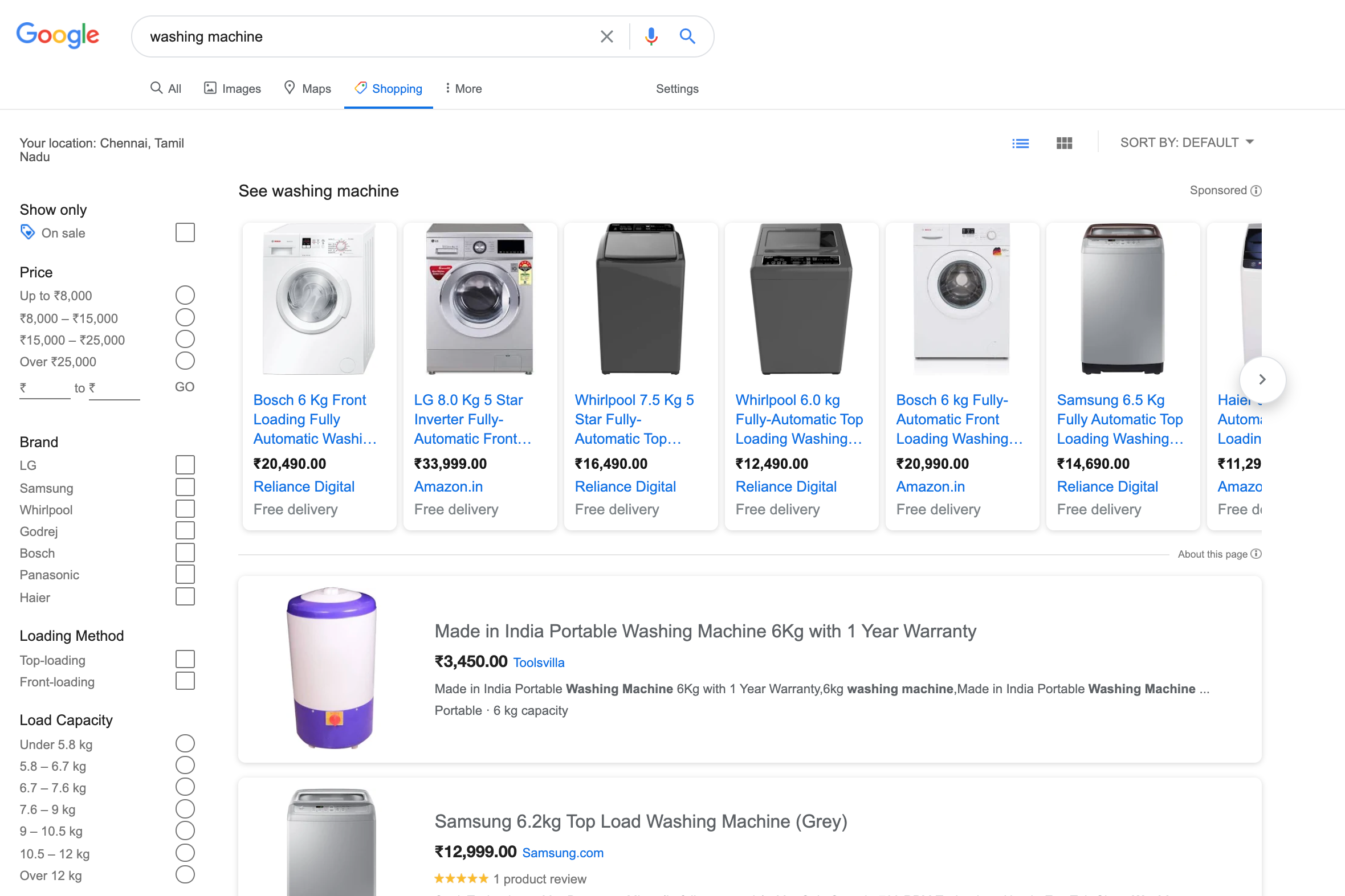 Google Shopping affiche les produits directement