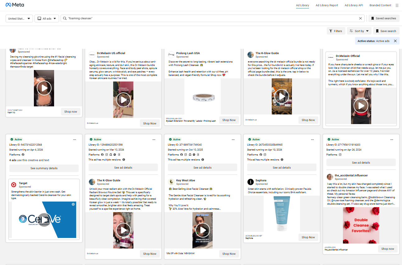 Facebook Ad Library
