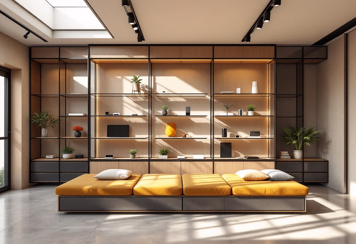 [background image] retail setting (for a tech gadgets store)