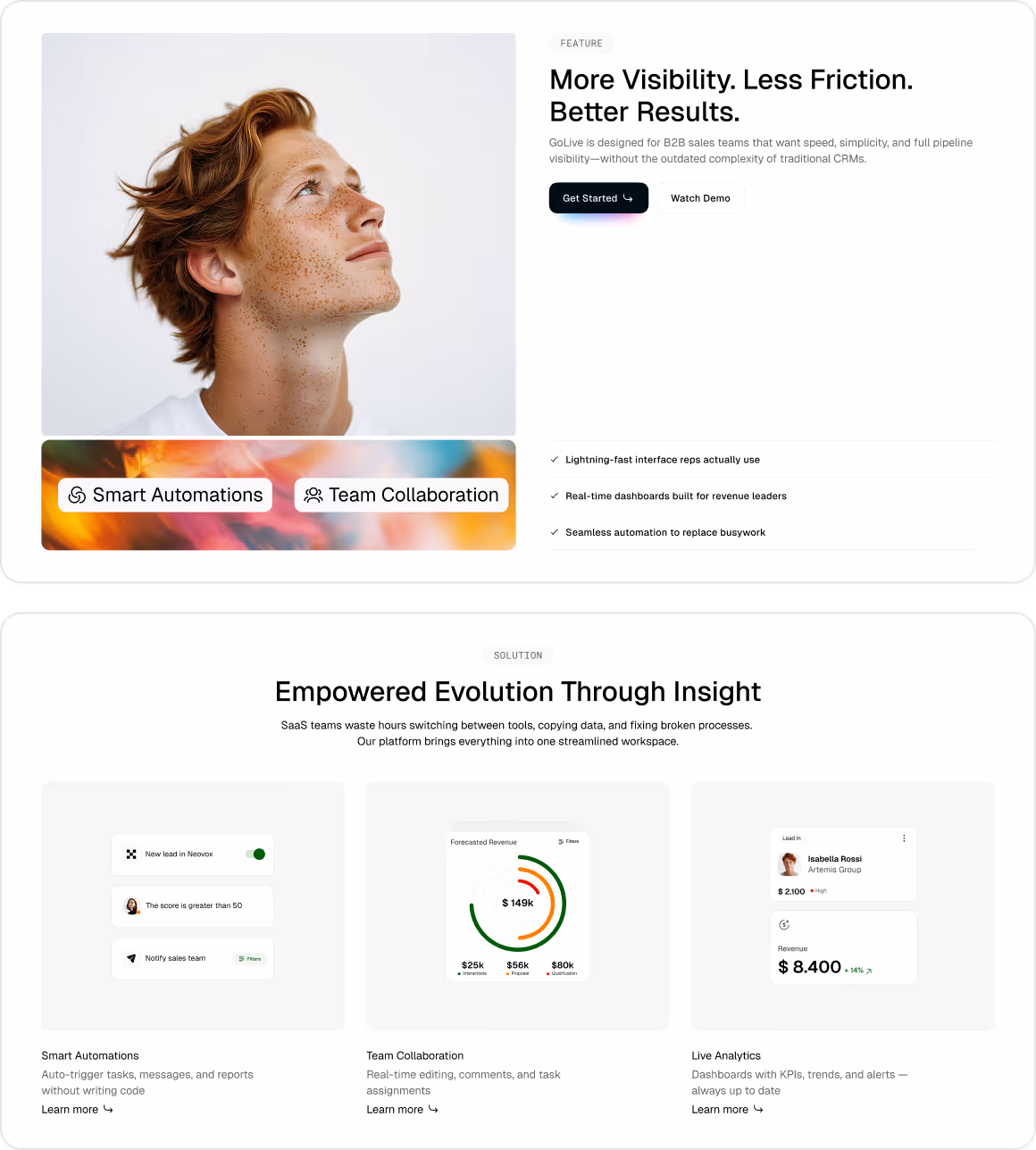 SaaS Startup Webflow Template