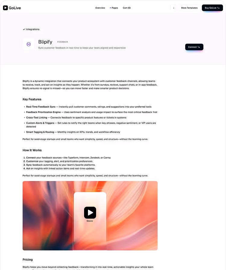 SaaS Startup Webflow Template