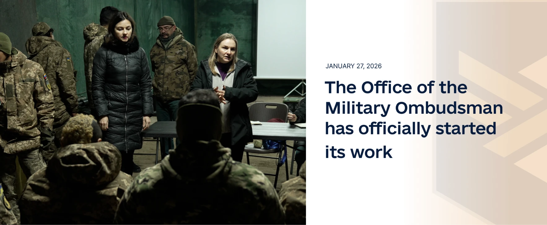 Читати новину: Першим Військовим омбудсманом в Україні призначено Ольгу Решетилову 