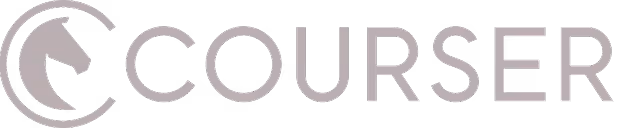 Courser logo, gray