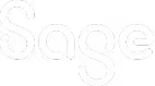 Sage logo, white