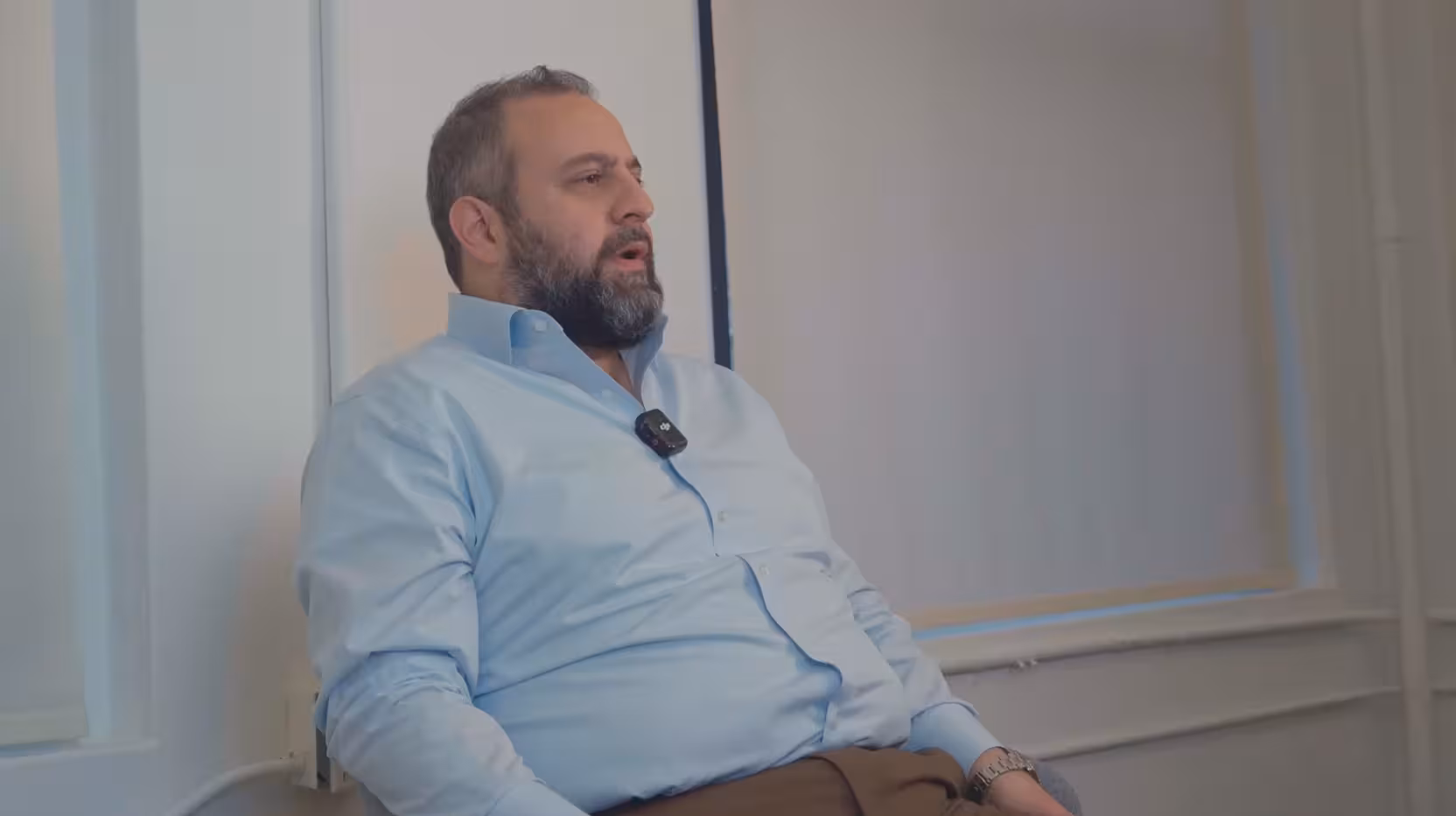 Michael Setton, founder of Setton Consulting, speaking in an interview setting.