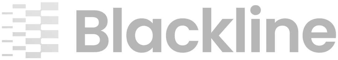 Blackline logo, gray