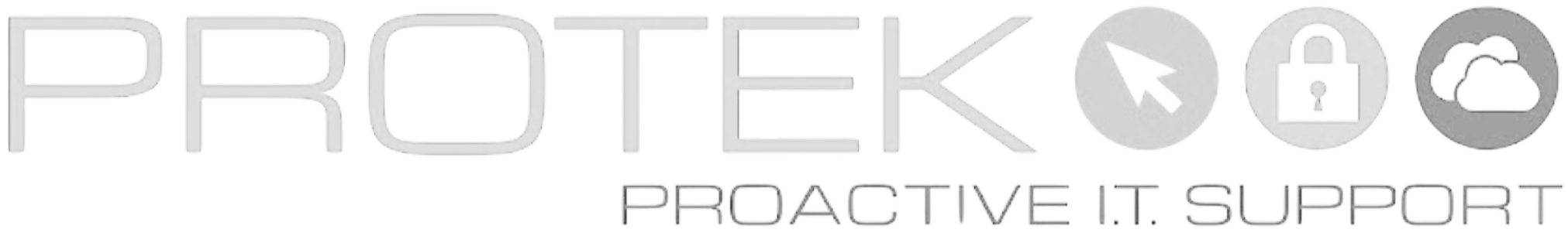 Protek logo, gray
