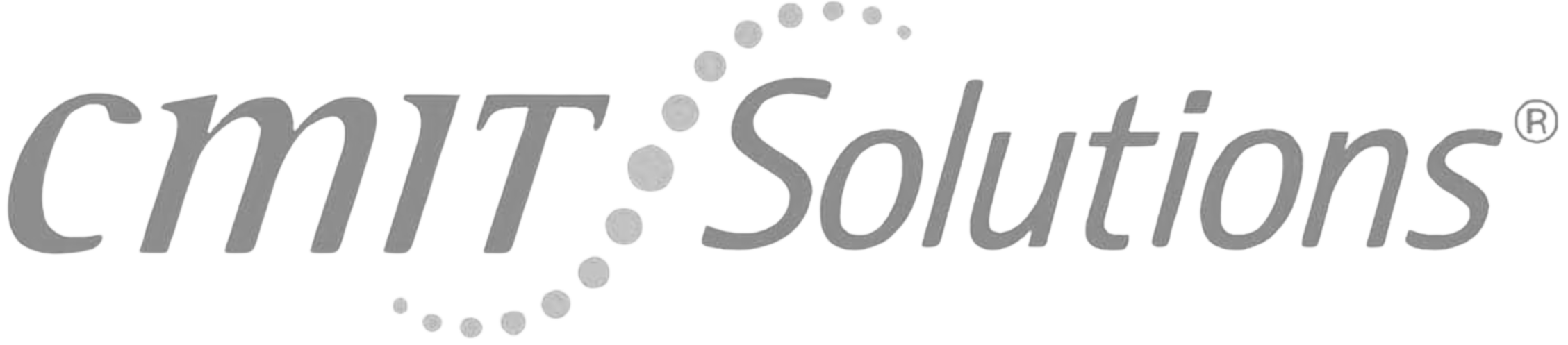 CMIT Solutions logo, gray