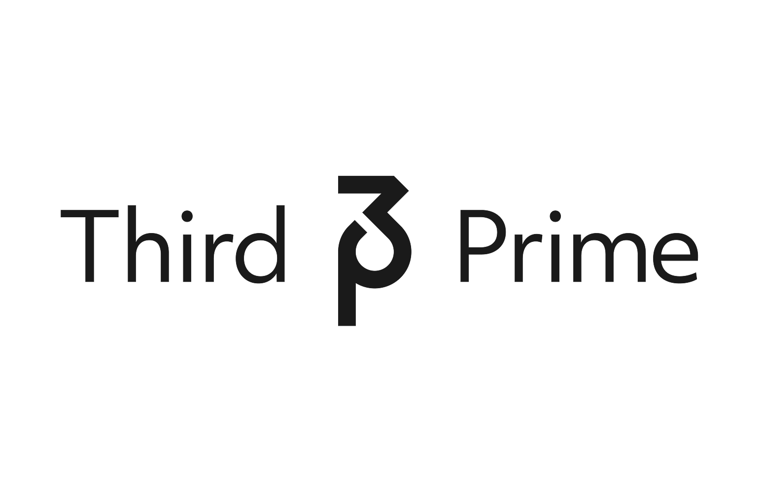 Third Prime logo, black