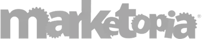 Marketopia logo, gray