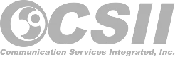 Communication Services Integrated, Inc. logo, gray
