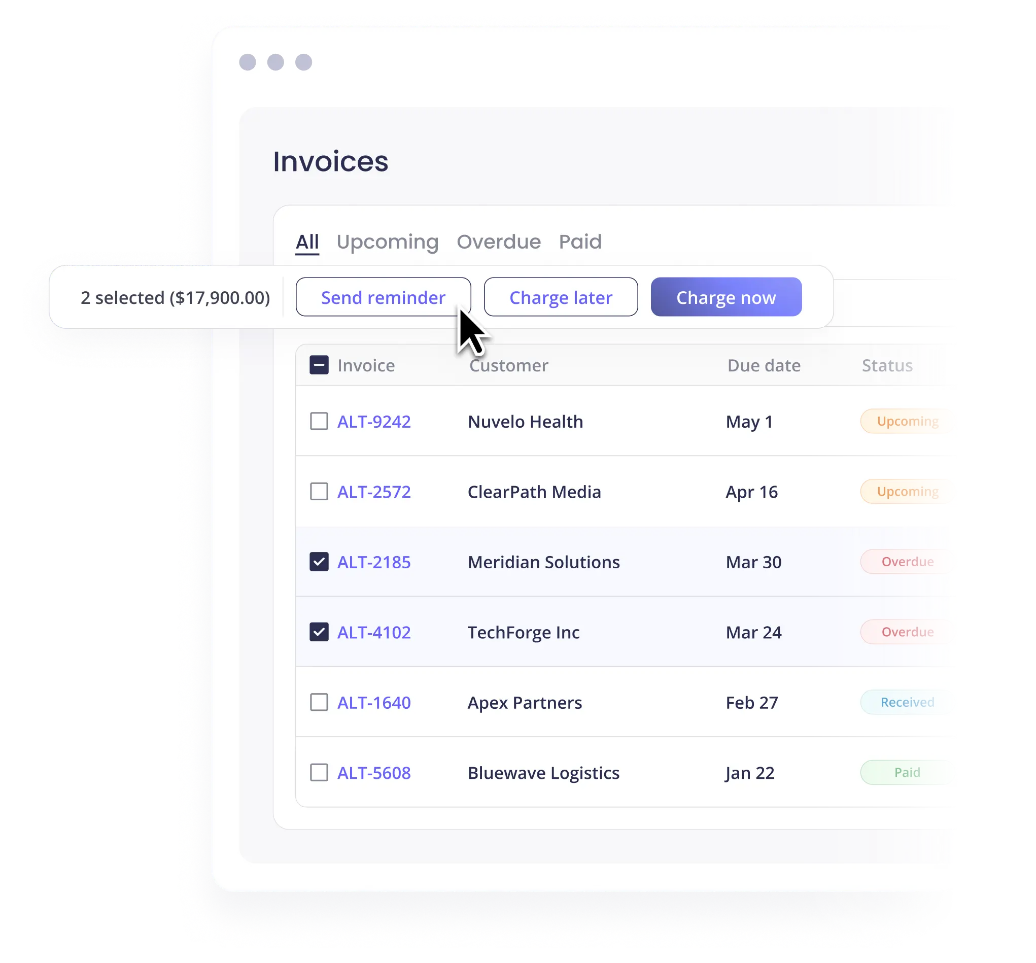 Hassle-free payments for your business needs.