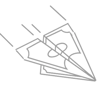 Diagram of a paper airplane with labeled parts including wing, fuselage, and nose.