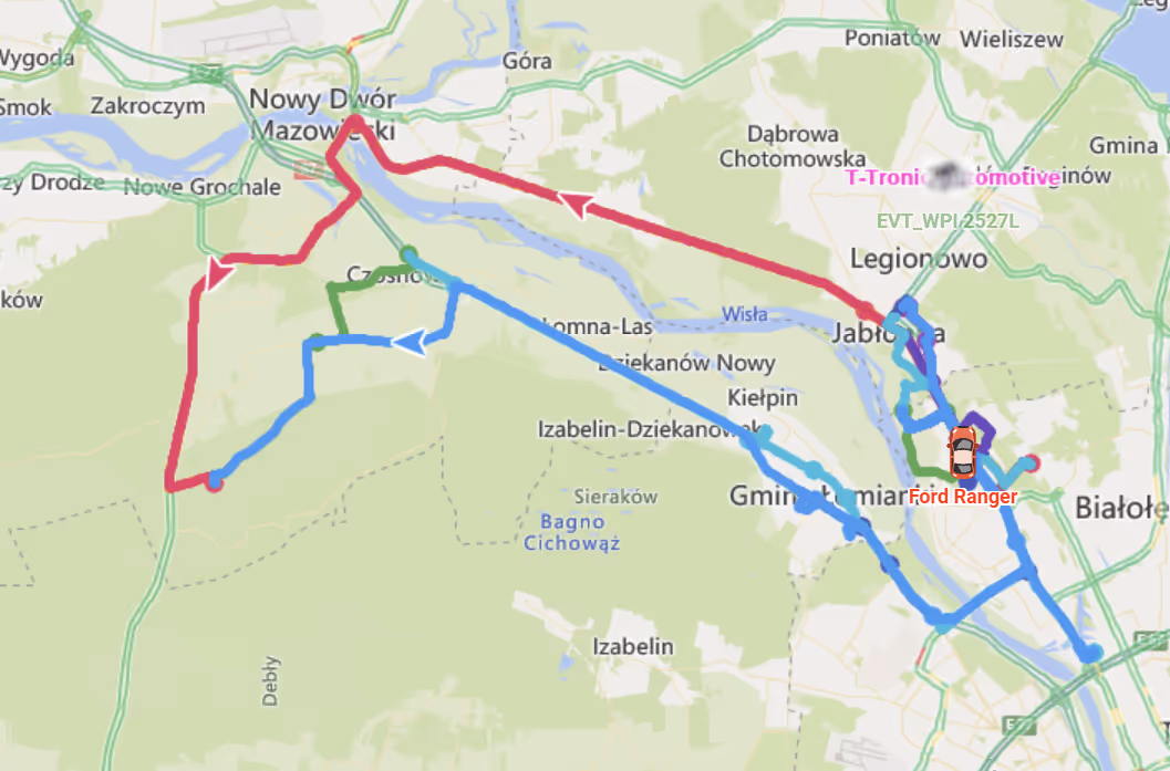 Inteligentne Kolorowanie Trasy