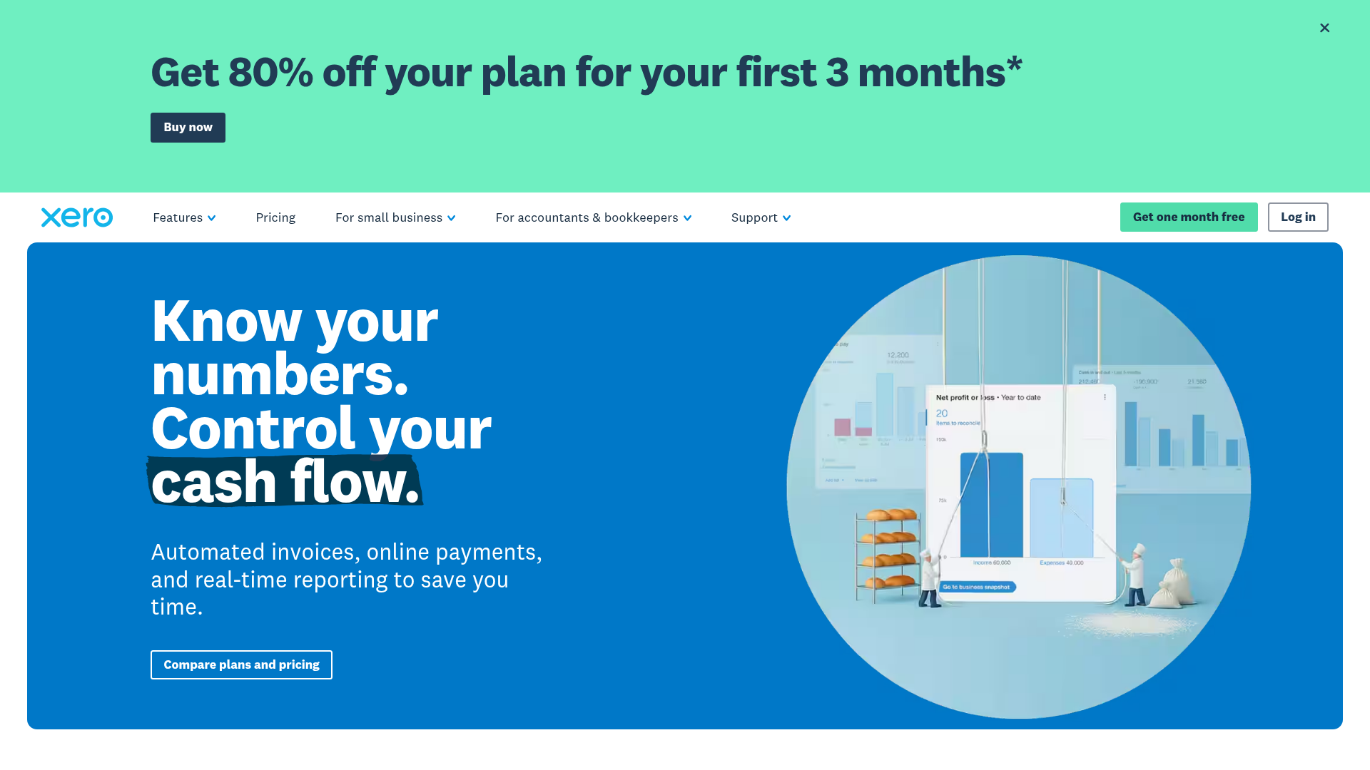 Screenshot of https://www.xero.com