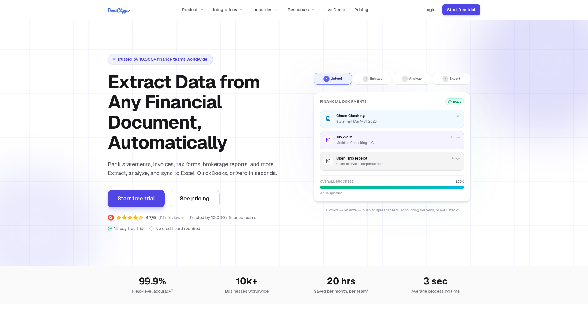 Screenshot of https://www.docuclipper.com