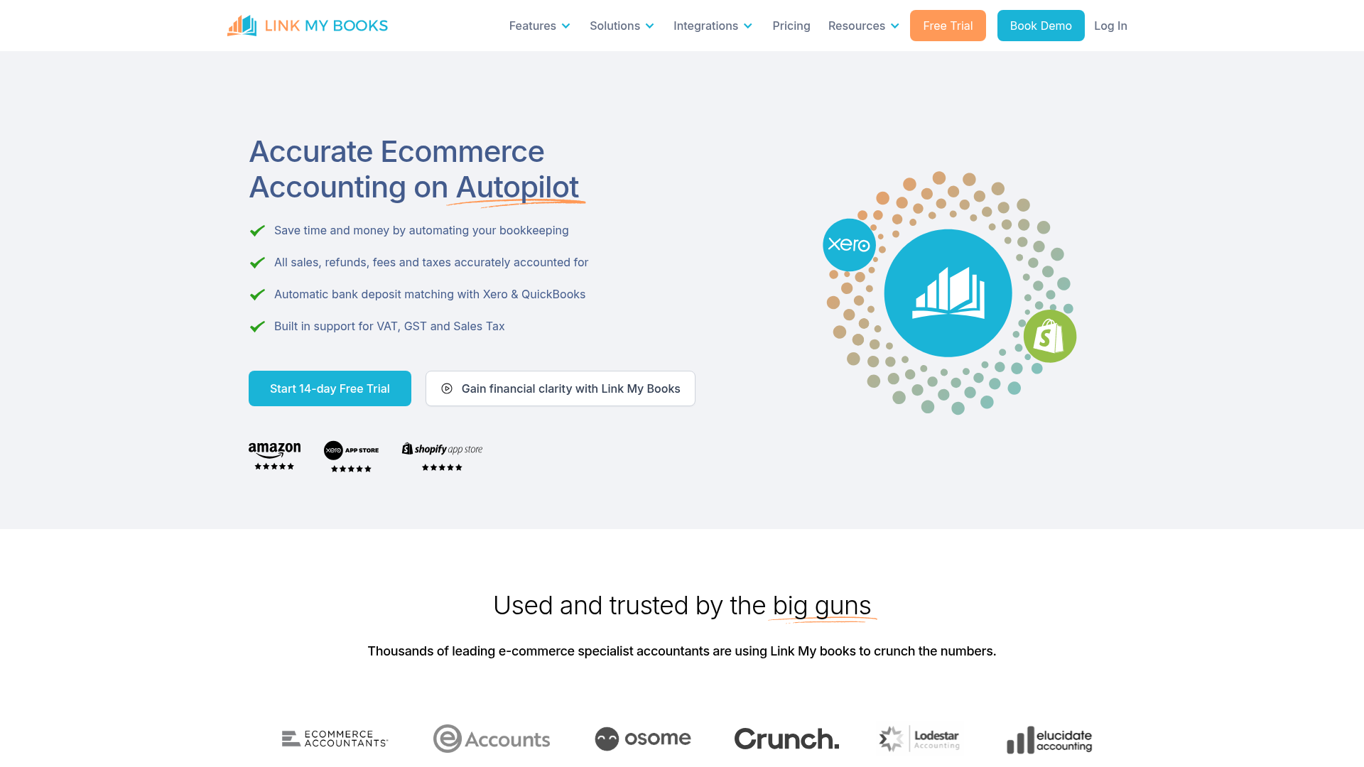 Screenshot of https://linkmybooks.com