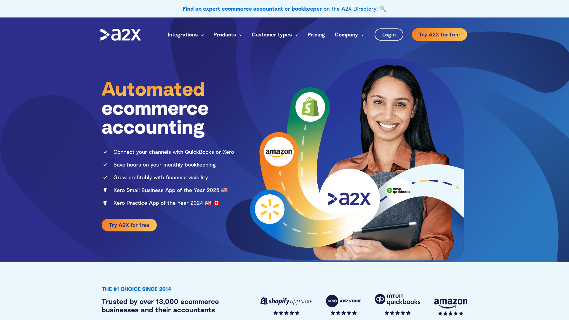 Screenshot of https://www.a2xaccounting.com