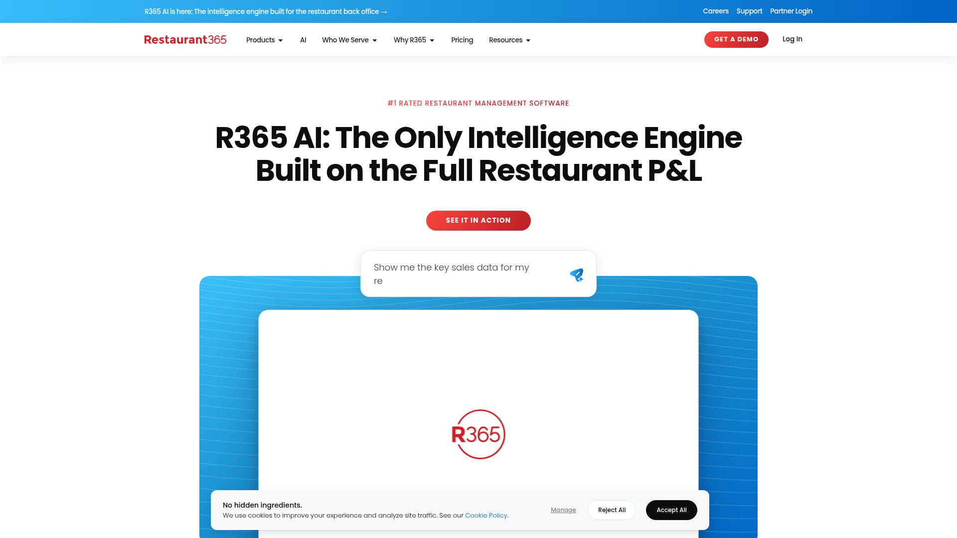 Screenshot of https://www.restaurant365.com