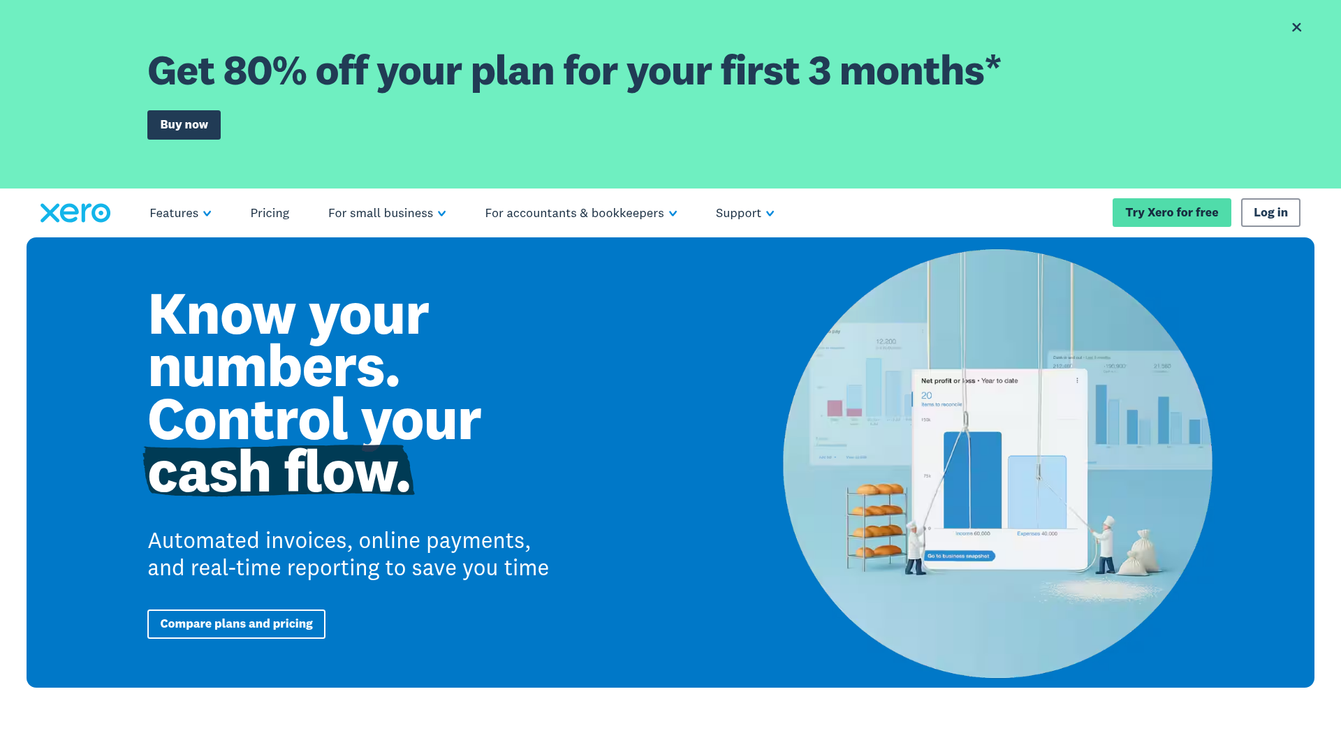 Screenshot of https://www.xero.com/ca/