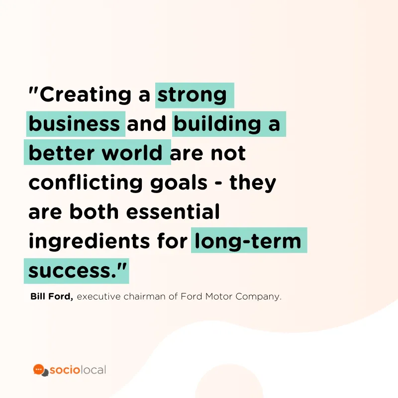 Bill Ford, how to generate long term success for your business, log by Socio Local