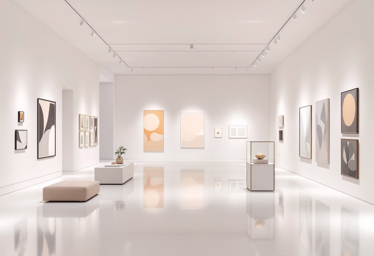 [background image] image of art exhibition space (for an art gallery)