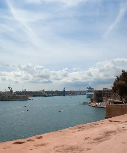 View from Valletta bastions