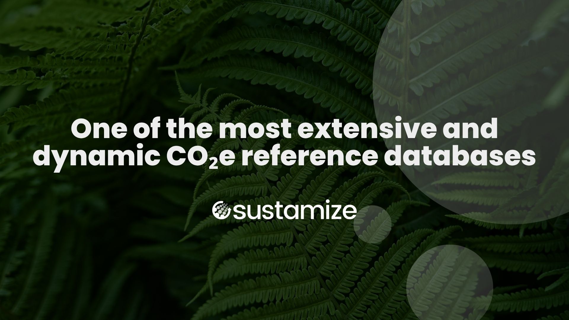 carbon intelligence for procurement sustamize