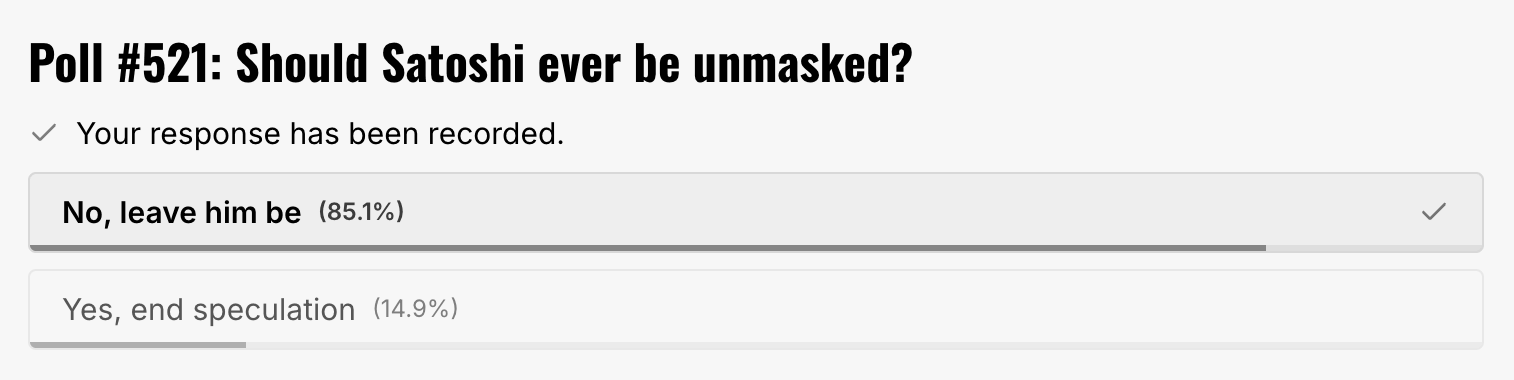 poll results