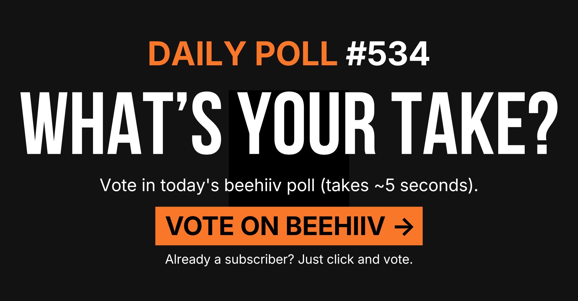 poll banner