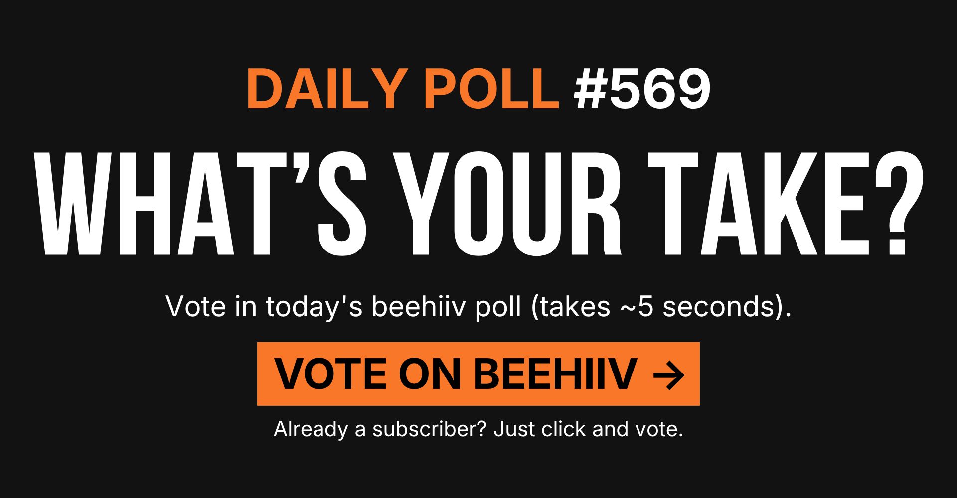 poll banner