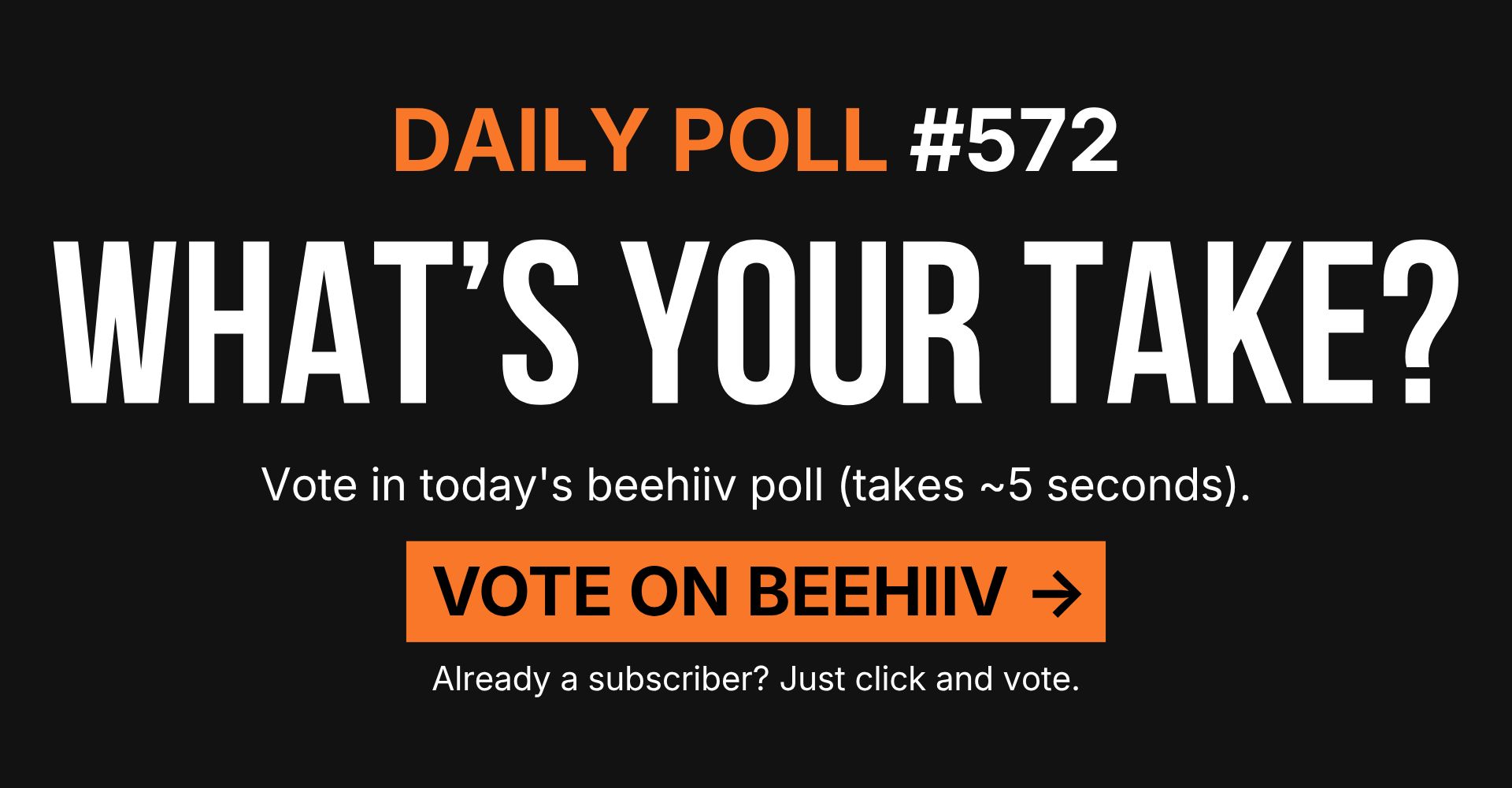 poll banner
