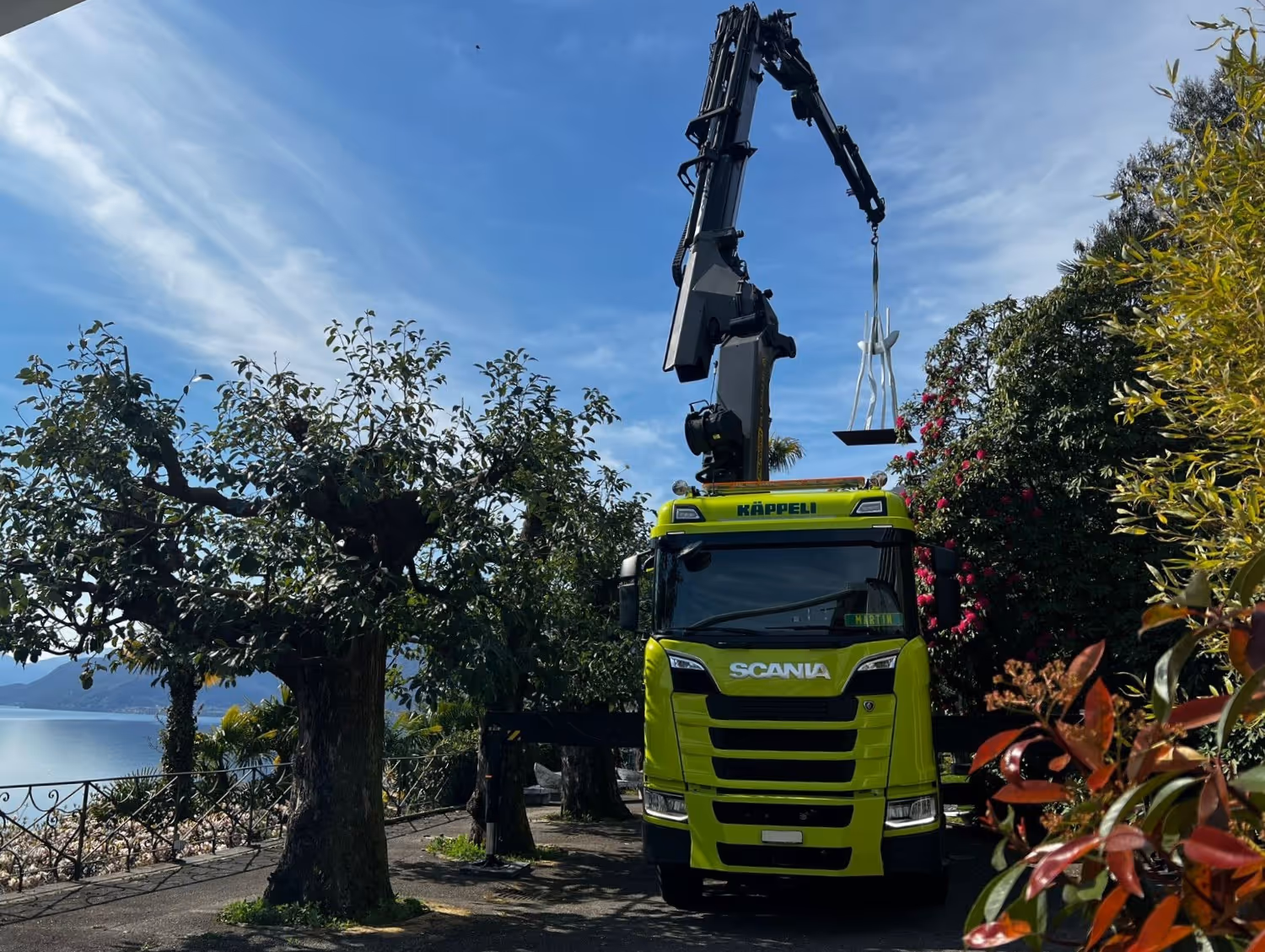 Blick hinter die Kulissen - Aufbau Art Garten Hotels