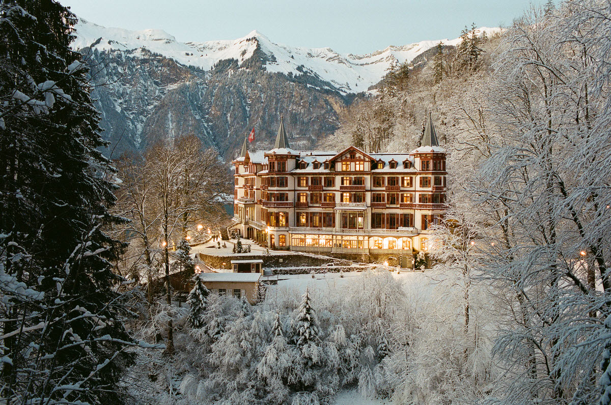 Grandhotel Giessbach im Winter