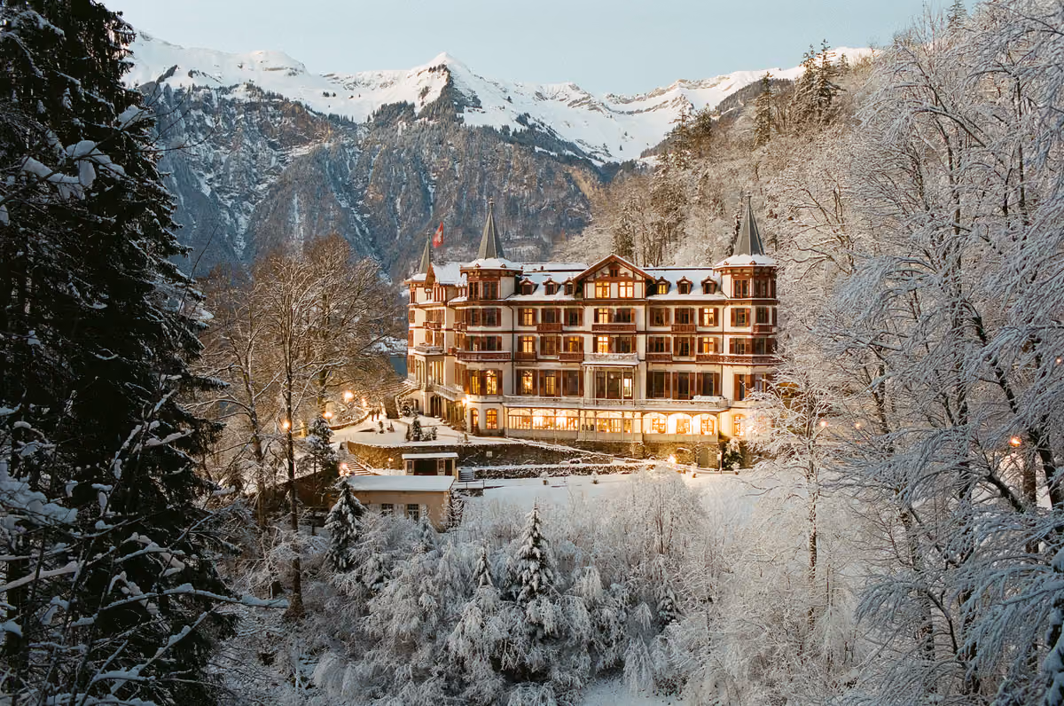 Grandhotel Giessbach im Winter