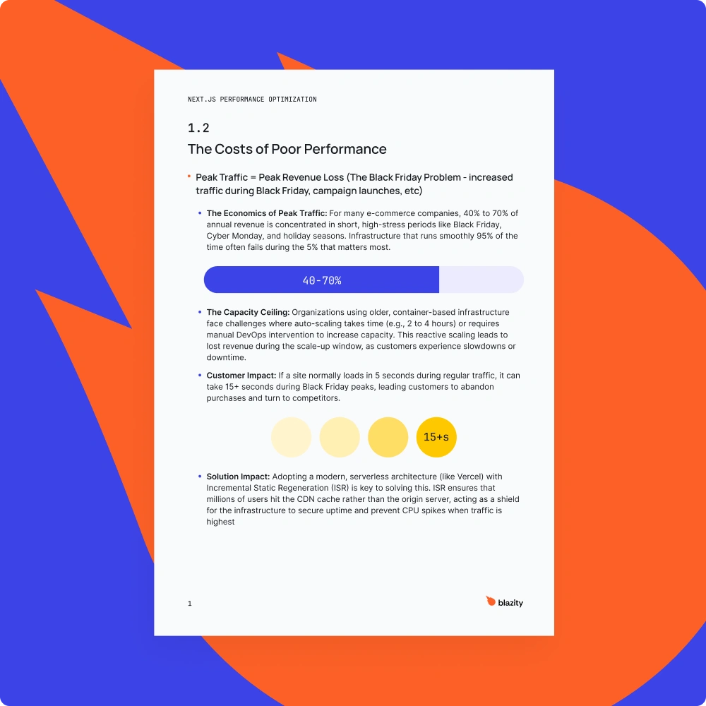 Page screen from the whitepaper with valuable insights and data