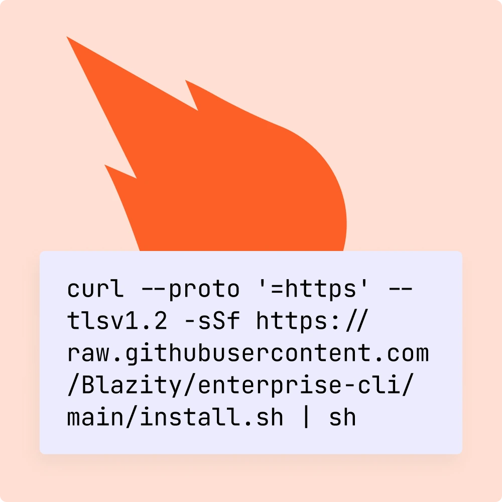 CLI installation code embed
