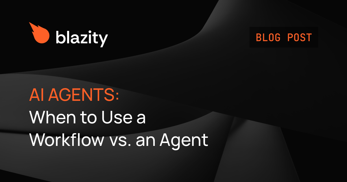 When to Use a Workflow vs. an Agent