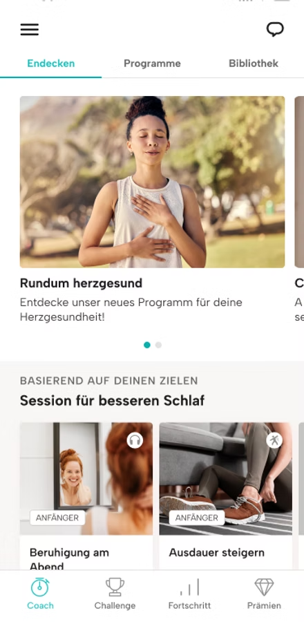Screenshot der Youbi App