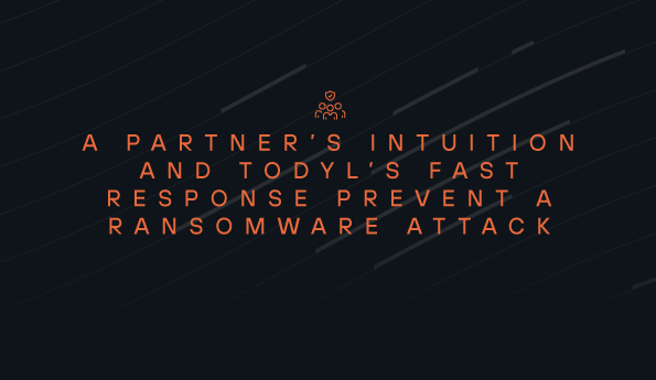 Partner Instinct and Todyl Fast Response Prevent Ransomware